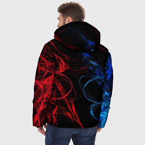 Мужская зимняя куртка SMOKE COLOR / 3D-Черный – фото 4
