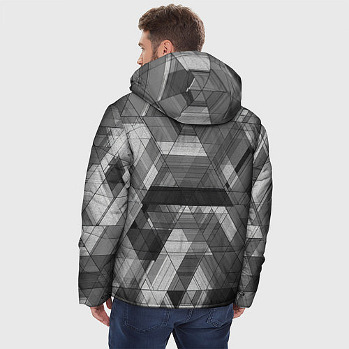 Мужская зимняя куртка NISSAN / 3D-Красный – фото 4