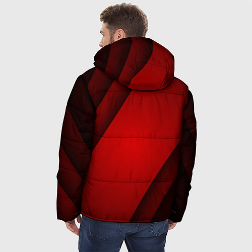 Мужская зимняя куртка NISSAN / 3D-Черный – фото 4