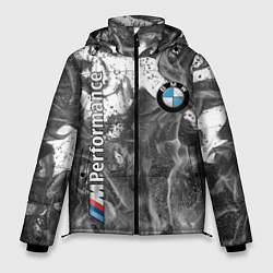 Куртка зимняя мужская BMW, цвет: 3D-черный