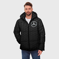 Куртка зимняя мужская MERCEDES-BENZ AMG, цвет: 3D-черный — фото 2