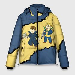 Куртка зимняя мужская Fallout New Vegas Boys, цвет: 3D-черный