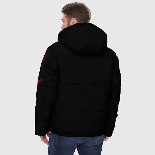 Мужская зимняя куртка FAIRY TAIL ХВОСТ ФЕИ / 3D-Черный – фото 4