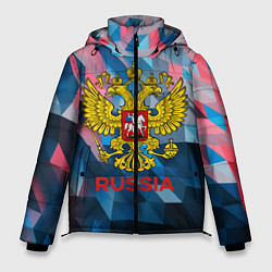 Куртка зимняя мужская RUSSIA, цвет: 3D-красный