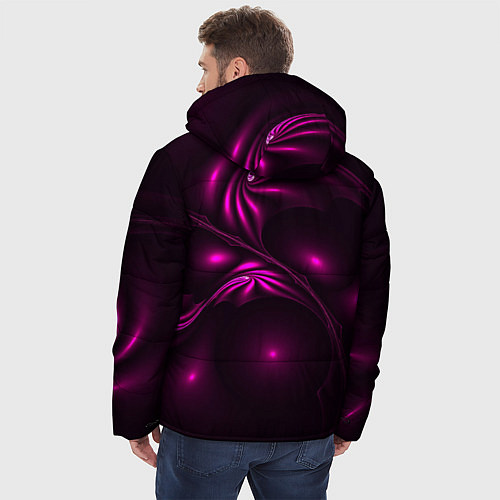 Мужская зимняя куртка Lullaby Pink / 3D-Черный – фото 4