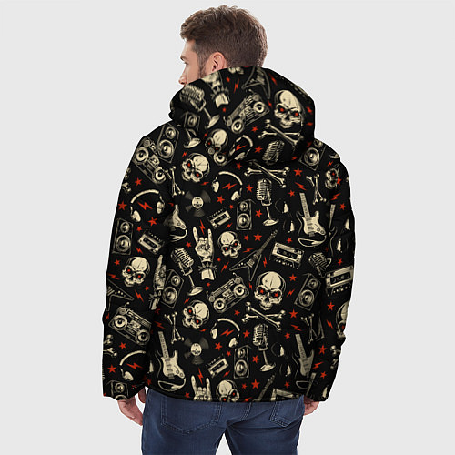 Мужская зимняя куртка Heavy Metal / 3D-Красный – фото 4