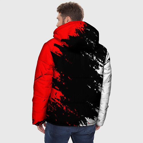 Мужская зимняя куртка The Witcher / 3D-Черный – фото 4