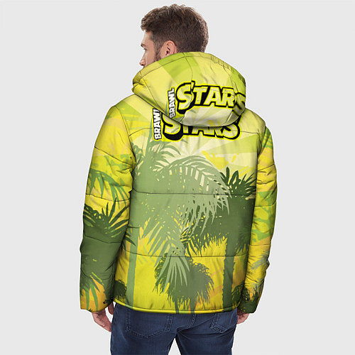 Мужская зимняя куртка Brawl STARS в лето / 3D-Черный – фото 4