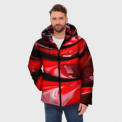 Куртка зимняя мужская ТЕКСТУРА, цвет: 3D-черный — фото 2