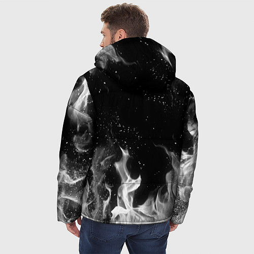 Мужская зимняя куртка FAIRY TAIL ХВОСТ ФЕИ / 3D-Черный – фото 4