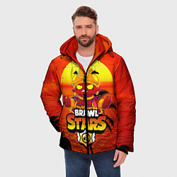 Куртка зимняя мужская BRAWL STARS EVIL GENE В ЛЕТО, цвет: 3D-черный — фото 2