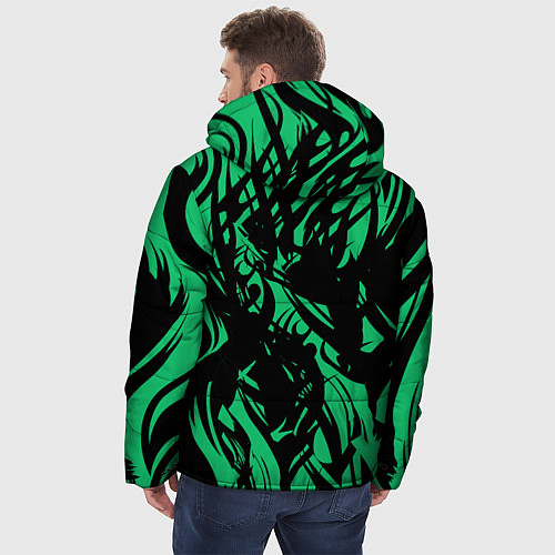 Мужская зимняя куртка Dragon Дракон / 3D-Черный – фото 4