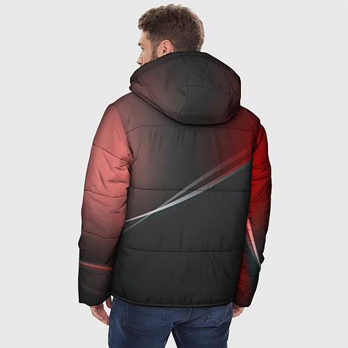 Мужская зимняя куртка AUDI / 3D-Черный – фото 4