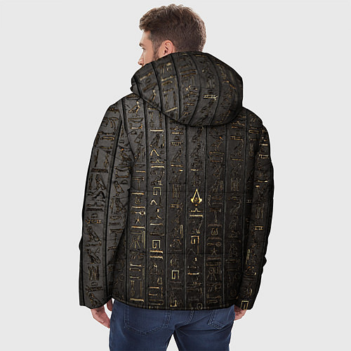 Мужская зимняя куртка ASSASSINS CREED:ORIGINS / 3D-Черный – фото 4