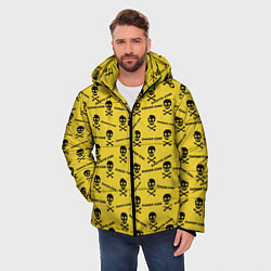 Куртка зимняя мужская Опасная Зона, цвет: 3D-черный — фото 2