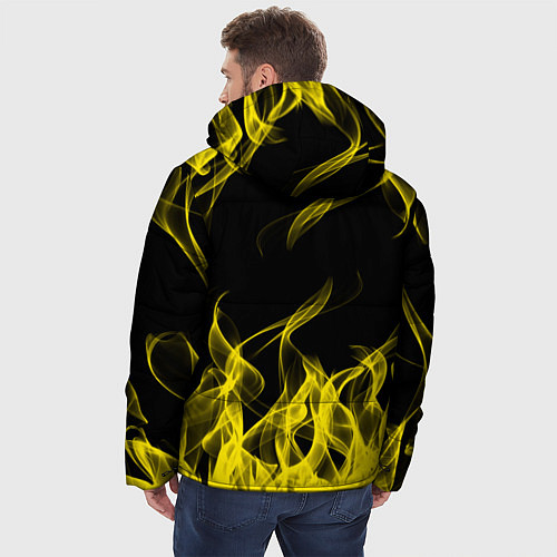 Мужская зимняя куртка Borderlands 3 / 3D-Черный – фото 4