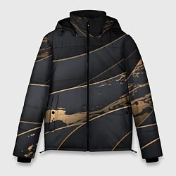 Куртка зимняя мужская Black gold, цвет: 3D-черный