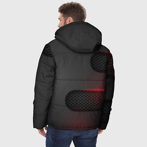 Мужская зимняя куртка PORSCHE / 3D-Черный – фото 4
