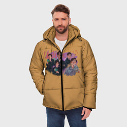 Куртка зимняя мужская The umbrella academy, цвет: 3D-красный — фото 2