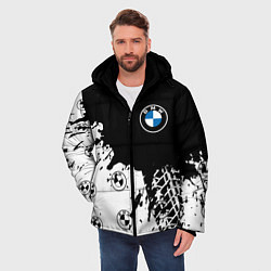 Куртка зимняя мужская BMW БМВ, цвет: 3D-красный — фото 2