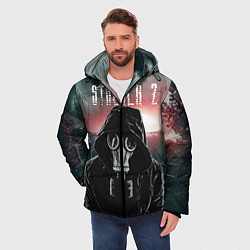 Куртка зимняя мужская Stalker 2 Зона, цвет: 3D-красный — фото 2