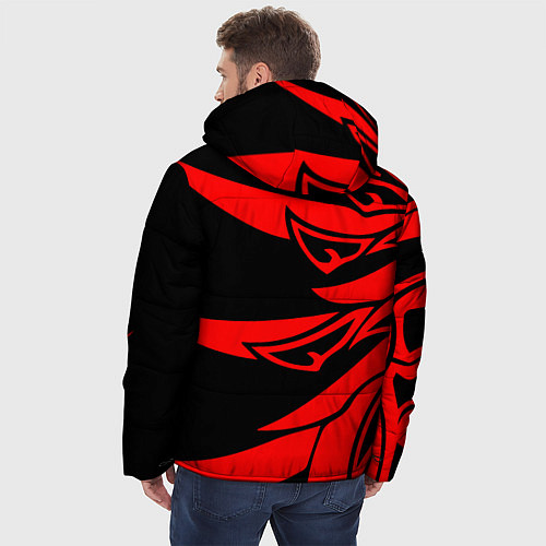 Мужская зимняя куртка USSR / 3D-Черный – фото 4