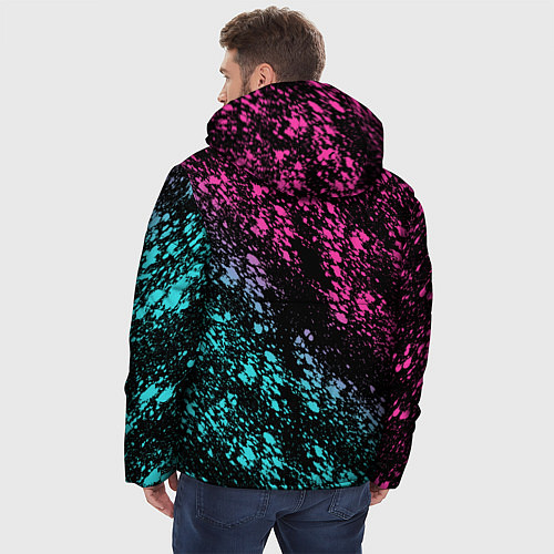 Мужская зимняя куртка FALL GUYS / 3D-Черный – фото 4