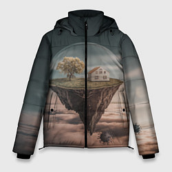 Куртка зимняя мужская Самоизоляция, цвет: 3D-светло-серый