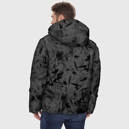 Мужская зимняя куртка Черная дымка / 3D-Черный – фото 4
