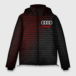 Куртка зимняя мужская AUDI АУДИ, цвет: 3D-черный