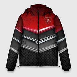 Куртка зимняя мужская Lamborghini, цвет: 3D-черный