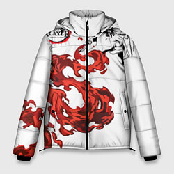 Куртка зимняя мужская Клинок, рассекающий демонов, цвет: 3D-черный