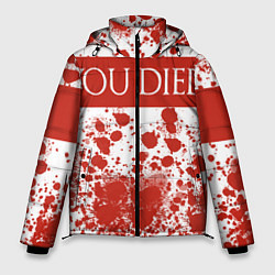 Куртка зимняя мужская DARK SOULS, цвет: 3D-светло-серый