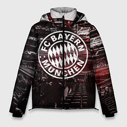 Куртка зимняя мужская FC BAYERN MUNCHEN, цвет: 3D-черный
