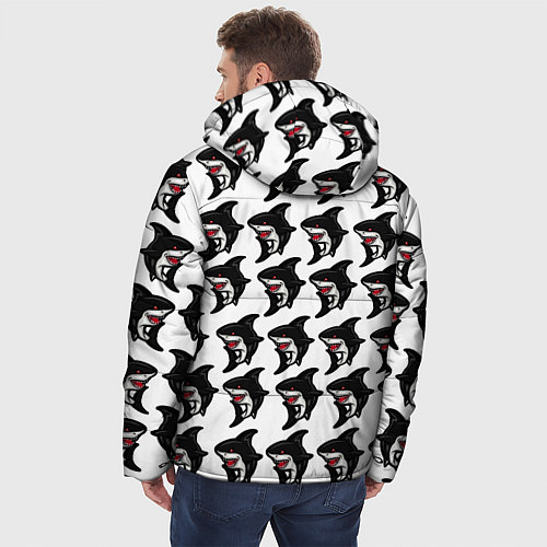Мужская зимняя куртка Акула / 3D-Черный – фото 4