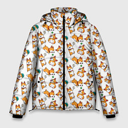 Куртка зимняя мужская Корги, цвет: 3D-светло-серый