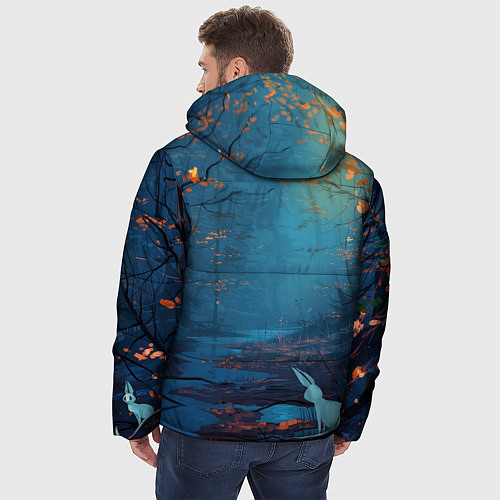 Мужская зимняя куртка Forest / 3D-Черный – фото 4