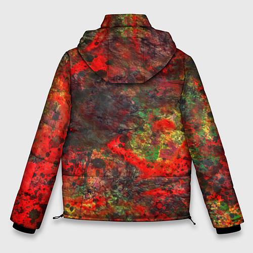 Мужская зимняя куртка Бакуго Кацуки / 3D-Красный – фото 2