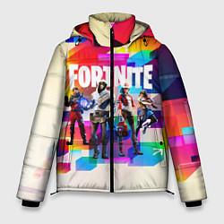 Куртка зимняя мужская FORTNITE, цвет: 3D-светло-серый
