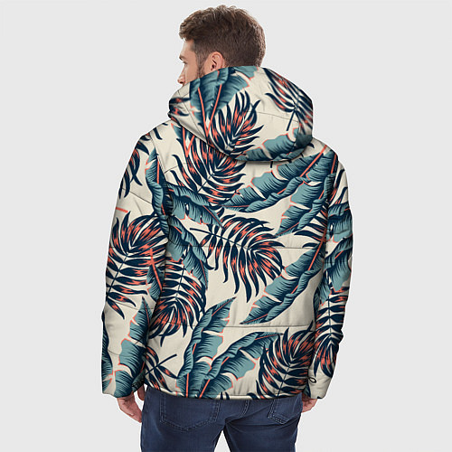 Мужская зимняя куртка Тихие тропики / 3D-Красный – фото 4