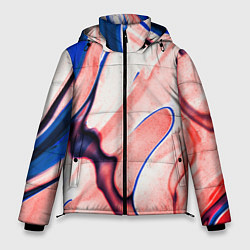 Куртка зимняя мужская Fluid art, цвет: 3D-черный