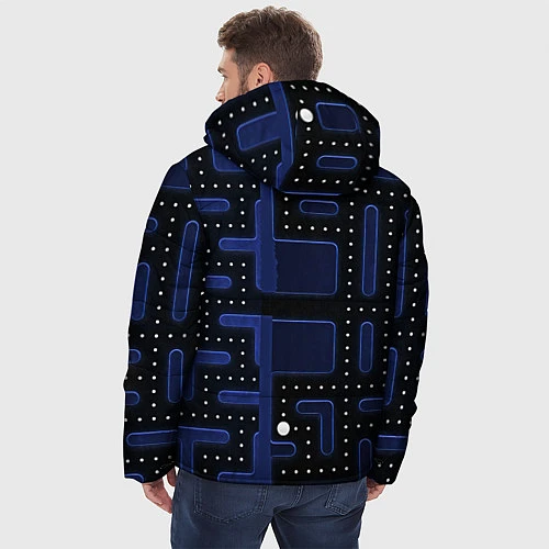 Мужская зимняя куртка Pacman / 3D-Светло-серый – фото 4