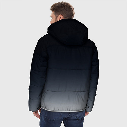 Мужская зимняя куртка Градиент / 3D-Черный – фото 4