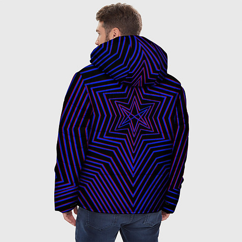 Мужская зимняя куртка BRING ME THE HORIZON GLITCH / 3D-Черный – фото 4