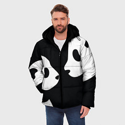 Куртка зимняя мужская Panda, цвет: 3D-красный — фото 2
