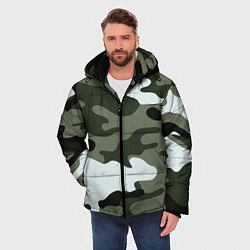 Куртка зимняя мужская Camouflage 2, цвет: 3D-светло-серый — фото 2