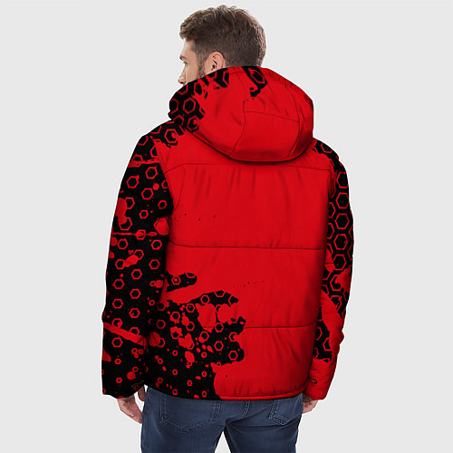 Мужская зимняя куртка MANCHESTER UNITED / 3D-Черный – фото 4
