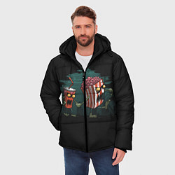 Куртка зимняя мужская Zombie, цвет: 3D-черный — фото 2