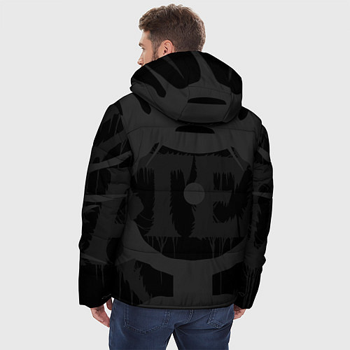 Мужская зимняя куртка GHOSTEMANE / 3D-Черный – фото 4