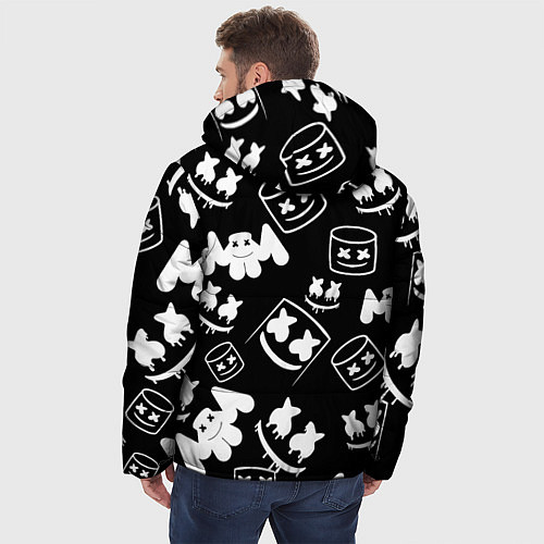 Мужская зимняя куртка Marshmello Флексит / 3D-Черный – фото 4